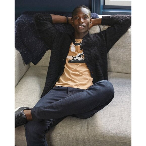 Express Cozy Oversized Knit Cardigan Sweater S - Picture 4 of 8